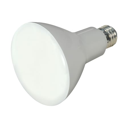 Satco Bulb, LED, 8W, BR30, Medium, 120V, Frosted White, 40K S28492
